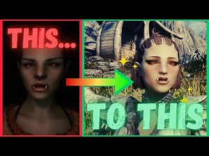 Making A Pretty Orc With Mods! | Skyrim | High Poly Head | RaceMenu