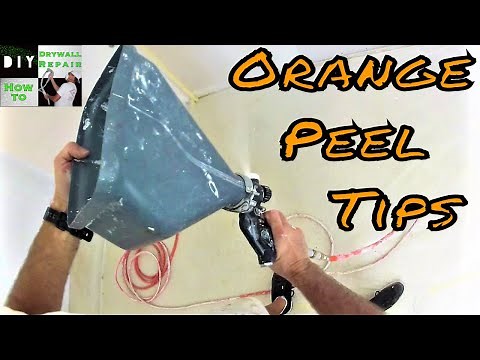 How to do orange peel texture on a repair- Blending orange peel tips