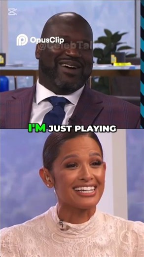 Shaquille Can’t Stop Flirting with Roxy 😍💬#shorts#celebrity #CelebTalks