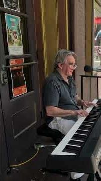Performing Elton John's "Your Song" LIVE at a Porchfest ! 🎤 #shorts