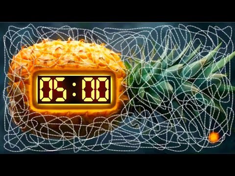 5 Minute Countdown Timer ⏱️🍍 | Epic Pineapple Explosion | Fun 5:00 Timer with Music