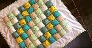 DIY Puff Quilt