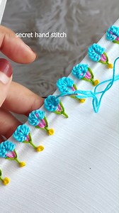 143K views · 1.7K reactions | simple elegant embroidery lace design瑱 | Secret Hand Stitch | Facebook