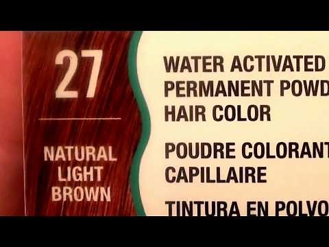 Water Works Permanent Powder Hair Color - #27 Natural Light Brown
