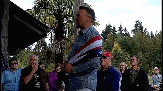 Pastor Micah Knox from The Church United in Port Hadlock Washington “We are All Body of the Body” JESUS. “You Know what Denominations Stand For? DIVISION” ~ Pastor Micah Knox "I AM GLAD YOU ARE ALL HERE" Charlie Kirk Memorial at H.J. Carrol Park in Chimacum Washington | Port Townsend Public Records MaGa Truth