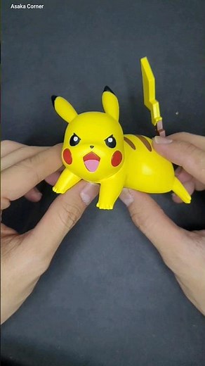Pikachu - Pokemon Model Kit - Bandai - Fast Build #pokemon #pikachu #bandai #asmr #asmrsounds