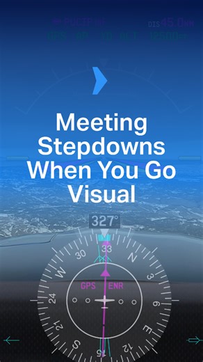 boldmethod on Instagram: "Do you need to meet stepdowns after you go visual? #aviation #pilot #avgeek #FlightTraining #PilotTips #LearnToFly #IFRTraining #Stepdown"