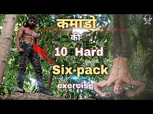 10 Hardest Six-pack Abs Exercises 🔥। Commando Workout । Army nagar 🇮🇳
