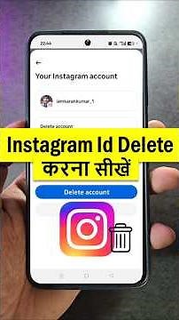 Instagram account delete kaise kare permanently | How to delete instagram account | insta id delete