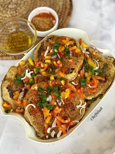 Delicious Flatbreads with Colorful Toppings Recipe