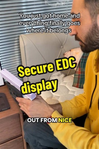 Lock it.Display it. Access it fast. #edc #edcgear #edclife | edc gear