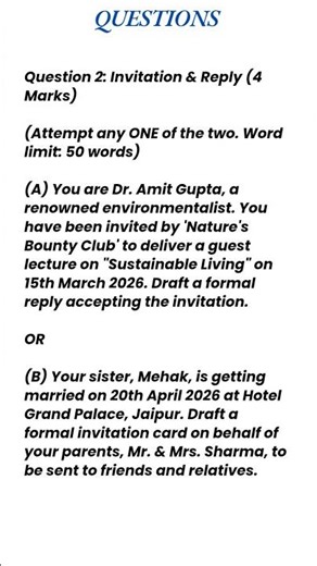 Writing Section Practice Questions - Class 12 English | #noticewriting #article #letterwriting