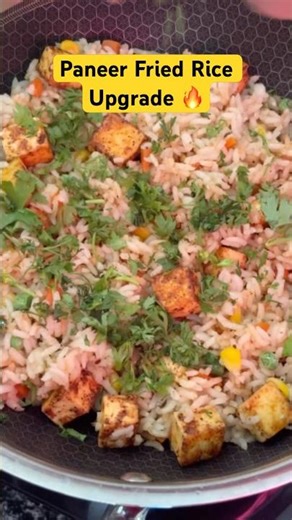 Street-Style Paneer Fried Rice with Soya Sauce 🤤 | Better Than Restaurant! #shorts #viral #trending