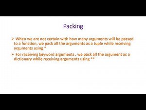 Python Interview Question: What is Packing and Unpacking in Python?