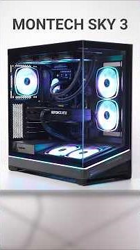Review of the MONTECH SKY 3 | A pillarless case featuring diagonally positioned fans [DIY PC]