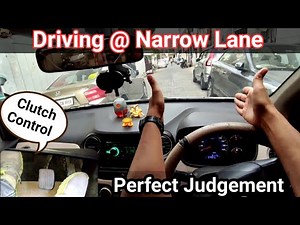 Car judgement narrow lane || left right judgement narrow lane || ‪@Drivewithankit‬