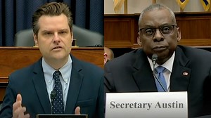 BREAKING: As Defense Secretary Lloyd Austin begs Congress for grace and forgiveness after his unauthorized absence was exposed earlier this year, he REFUSED to give that same grace to the 8,600 service members he kicked out due to the COVID-19 vaccine mandate! GAETZ: “Now that you see how personal medical decisions are, will you call for the re-recruitment, restoration of full rank and back pay for the 8,600 service members who were vax-mandated out of the military?” Secretary Austin: “No, I won