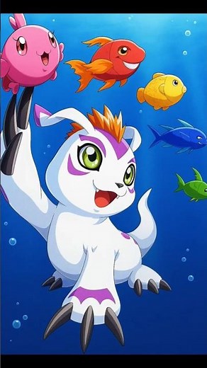 Gomamon Evolution #digimon #digimonadventure #digivolution #Digivice #digimonanime #digimontcg