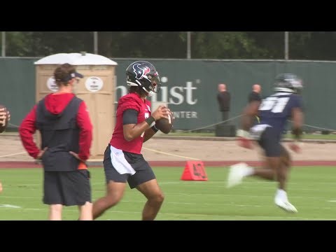 Texans QB C.J. Stroud encouraged by his early progress in NFL