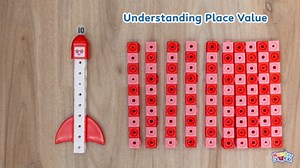 hand2mind Numberblocks Heroes with Zeroes MathLink Cubes Activity Set, Preschool Learning Activities, Math Manipulatives Kindergarten, Counting Blocks, Number Linking Cubes, Kids Educational Toys