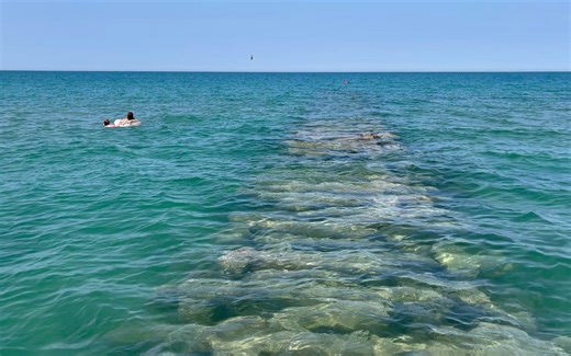 湛蓝清澈的密歇根湖 Lake Michigan