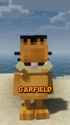mod: Garfield #minecraft #minecraftmods