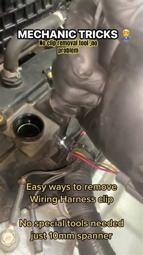 Engine wire Harness clip removal 🧑‍🔧