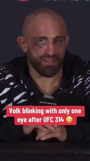 Volk went through a battle against Lopes at #UFC314 🤯