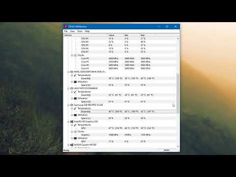 Dell Precision 7720 Laptop temperature test
