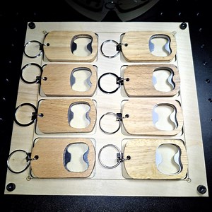 Laser Engraving Jig: Bottle Opener Keychain Alignment Template (SVG DXF .ai Download) - Etsy