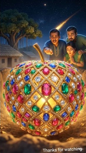 The Golden Apple & The Kind Lion 🍎🦁✨ #shorts #magic #apple #Lion #village #trending #viral #ai