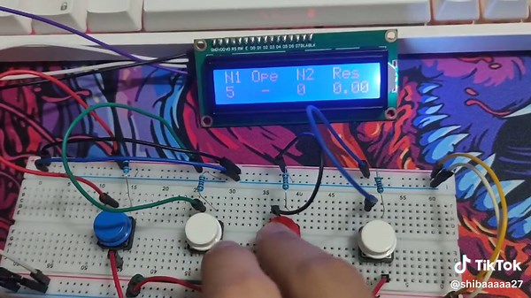 Arduino Uno Lcd Calculator #fyp #arduino #calculator #arduinoproject