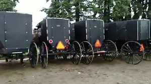 29K views · 1.8K reactions | I thought you might like this short clip of horse and buggies of quite a few different Amish affiliations lined up at the horse hitches at the Kidron, Ohio auction grounds. This was at a benefit auction I attended last Friday night. Proceeds went to pay for medical bills for a Swartzentruber Amish family from Wayne County Ohio. JD | AmishLeben | Facebook