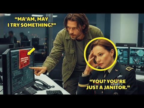 The Four-Star General Lost Everything, Until a Single Dad Janitor Changed Her Life In Seconds...