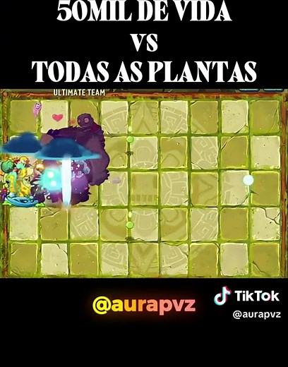 50 Mil de Vida vs Todas as Plantas em Plants vs Zombies 2