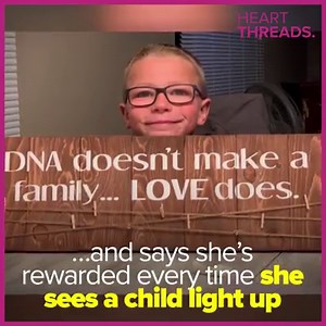 As a special education teacher, Stacey Rosemann goes above and beyond to help many in her classroom. For one little boy, that wasn't nearly enough, so Stacey legally adopted him. via HeartThreads | First Coast News