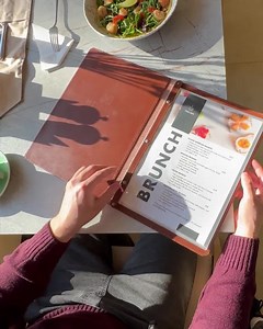 Embossed Leather Menu Folder: Customizable Restaurant Menu Cover - Etsy