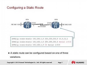 5.2 - IP Static Routes