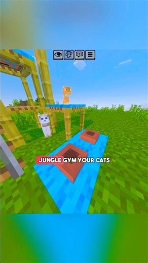 Minecraft Cat Tree 🐈 #shorts