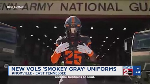 New 'smokey gray' Vols uniforms to pay tribute to TN military heritage