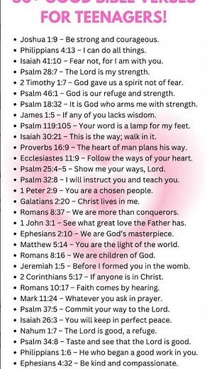 Scripture for teens