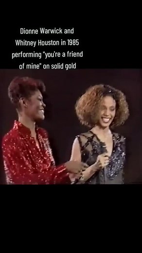 Dionne Warwick and Whitney Houston 1985 Solid Gold Performance