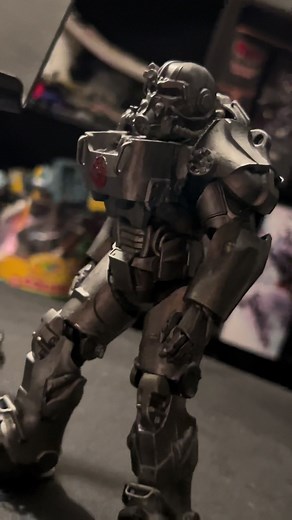 Custom T-60 power armor figure #fallout #fashion #falloutnewvegas #fallout76 #falloutshow #brotherhoodofsteel #customactionfigures #actionfigures #actionfigure #powerarmor #actionfigures #actionfigurescollection