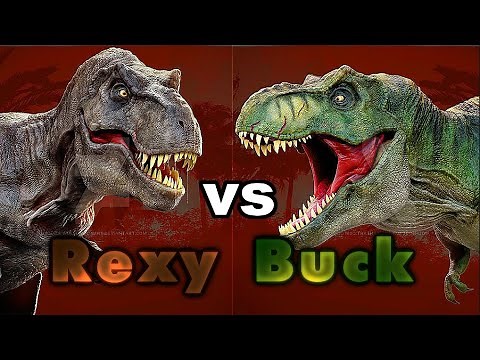 Rexy Vs Buck, Who wins? | Jurassic Park