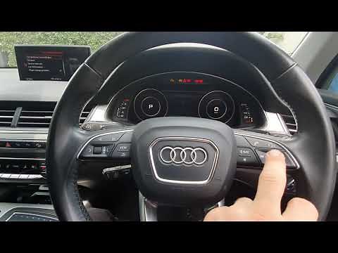 Audi Q7 2016-2019 Oil Change Service Interval Reset