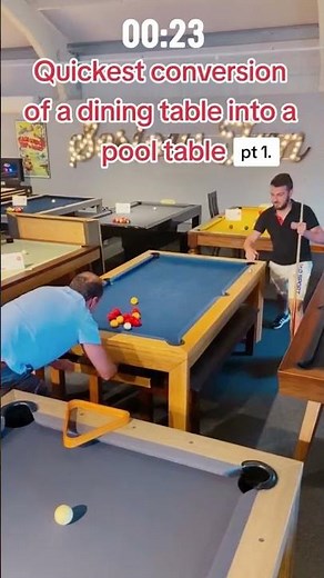 How Fast Can You Convert A Pool Dining Table?