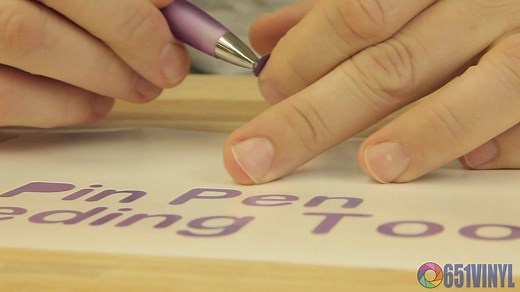 The Pin Pen™ Weeding Tool is a game changer for weeding vinyl, HTV and other materials. | 143vinyl.com