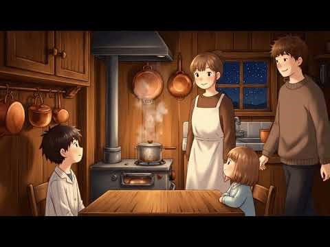 A Quiet Coastal Family Life | Ghibli-Inspired Animation | Cozy Cooking & ASMR