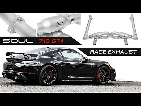 SOUL | Porsche 718 GT4 / Spyder / GTS Race Exhaust System