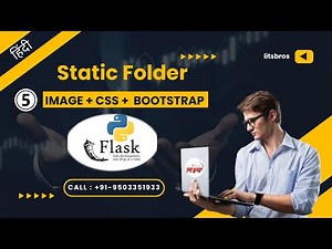 #5. Static Folder in Flask | Flask Tutorials | #litsbros #flask